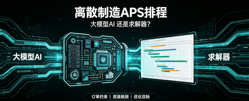 ALSI深度｜离散制造APS排程：大模型AI 还是求解器