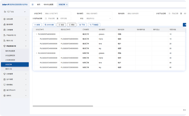 SCP供应协同计划系统 SCP供应协同计划系统